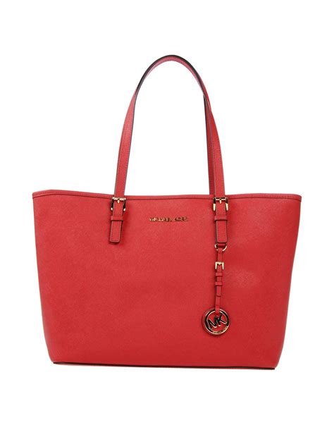 michael kors nb-1507 tote red|red handbags Michael Kors.